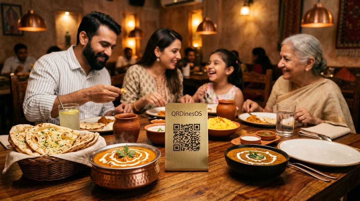 Laser Engraved Brass Metallic QR Stand